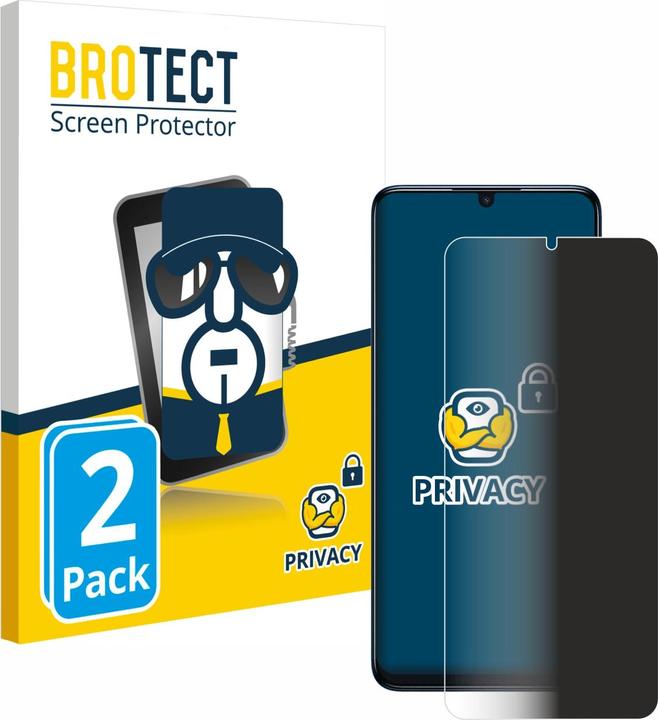 Produktbild BROTECT Sichtschutzfolie Anti-Spy Privacy Folie Blaulicht-Schutz (2 Stück, Nokia Lumia 505)