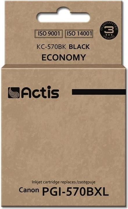 Actual product image Factis KC-570Bk black toner cartridge for Canon printer PGI-570Bk replacement - Compati (FC)