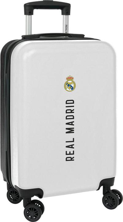 Immagine prodotto Real Madrid CF Carrello Cabina Real Madrid C.F. 1° Kit 24/25 Bianco Grigio 20" (40.10 l, Bagaglio a mano (fino a 50 litri))