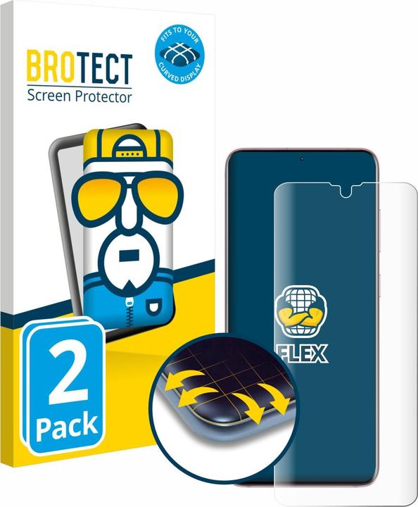Actual product image BROTECT Full-Screen Protector (2 Piece, Samsung Galaxy S20 5G)