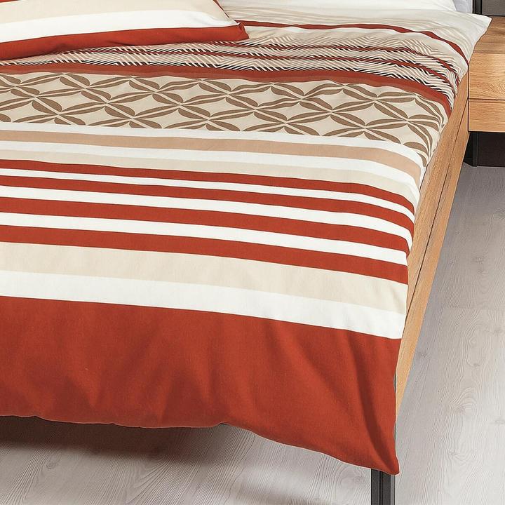 Produktbild Janine Feinbiber Bettwäsche Davos 65133 tabasco naturell (Bettwäsche Set, 160x210 cm + 65x100 cm)