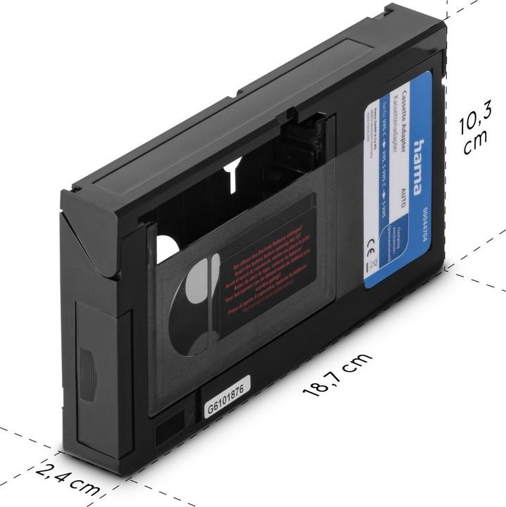 Produktbild Hama Videokassetten Adapter VHS-C / VHS (Diverses Video Zubehör)