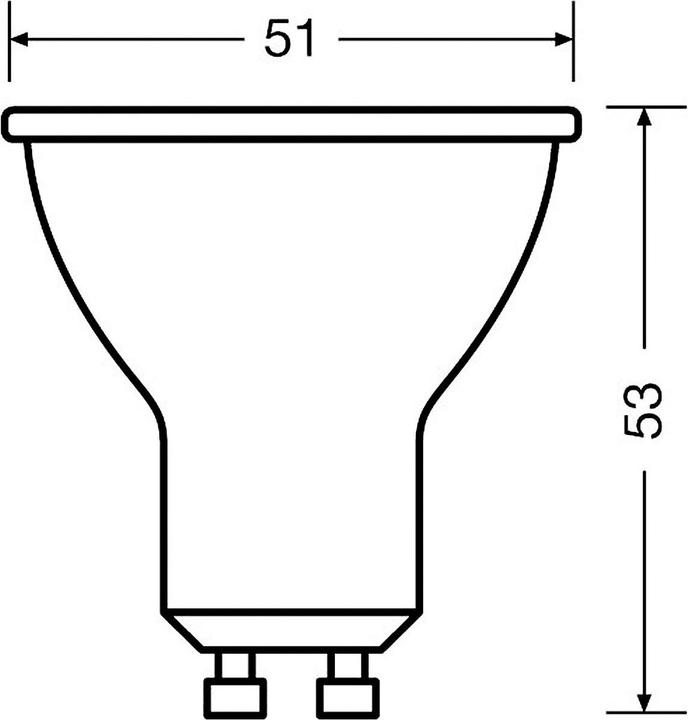 Actual product image Osram Star Par 16 (GU10, 6.90 W, 575 lm, 1 x, F)