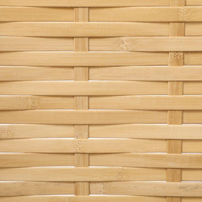 Produktbild Swisshandel24 Paravent 3-teiliger Raumteiler 120 x 170 cm Trennwand Faltbarer Sichtschutz Raumtrenner aus Bambus S
