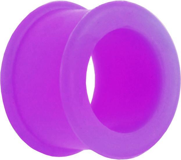 Star Piercing Tunnel dick violett (Silikon, ohne Messing)