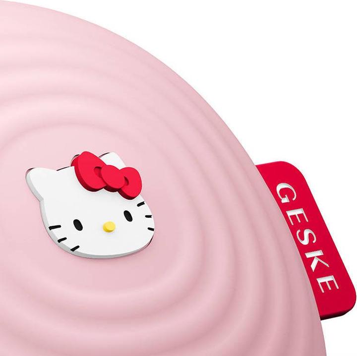 Actual product image Konjac Sponge Szczoteczka soniczna do czyszczenia twarzy 4w1 Geske z Aplikacją (Hello Kitty różowy)