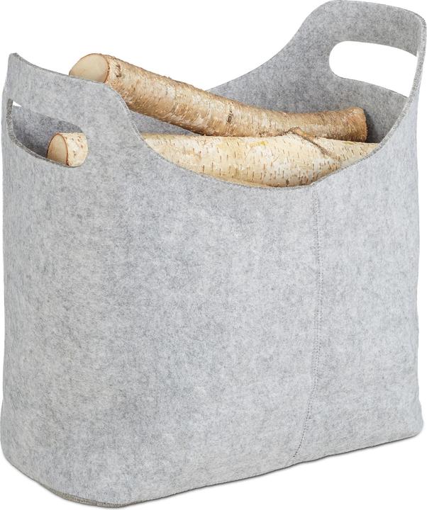 Produktbild Relaxdays Kaminholztasche (23 x 40 x 39.5 cm)