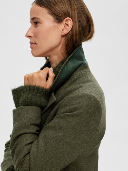 Produktbild Selected Femme Einreihiger Wollmantel (34)