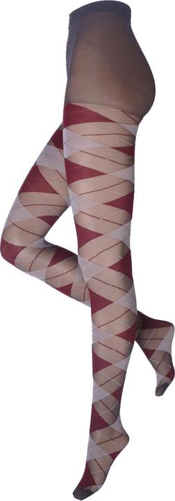 Immagine prodotto Levee Fashion Raute Collant moda, colore 640 grey-bordeaux, taglia 44-46 (20 DEN, 44 - 46)