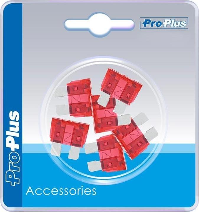 ProPlus Flachsicherungen Standard 10A rot 6 Stück im Blister