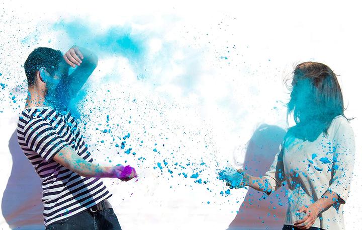 Produktbild Polvo holi Pulver Holi - 8 Farben