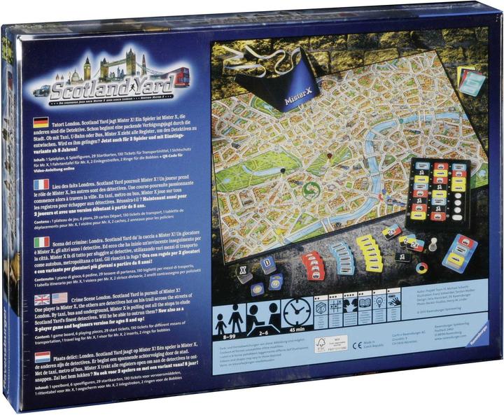 Actual product image Ravensburger Scotland Yard (German, French, Italian, English)