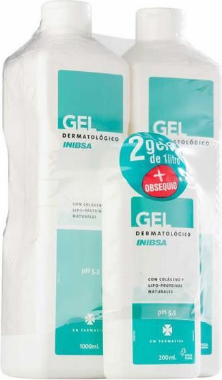 Actual product image Astor Inibsa Dermatological Gel Set 3 pieces (1000 ml)