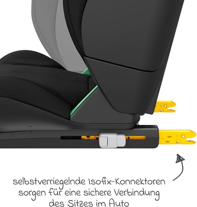 Actual product image Maxi-Cosi Mc Rodifix S I Size Tonal Black (Child seat, ECE R129/i-Size Standard)