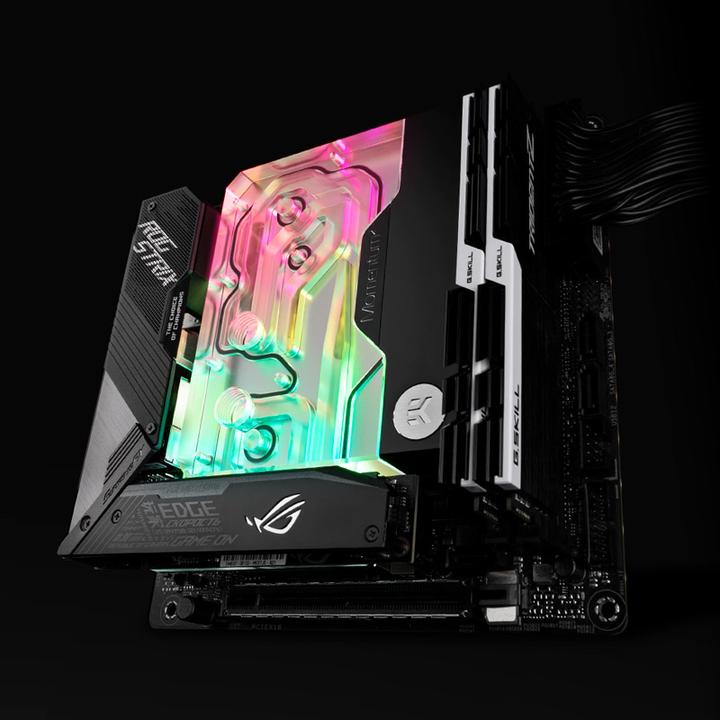 Image du produit EKWB EK-Quantum Momentum² ROG Strix X570-I Gaming D-RGB - Acrylique