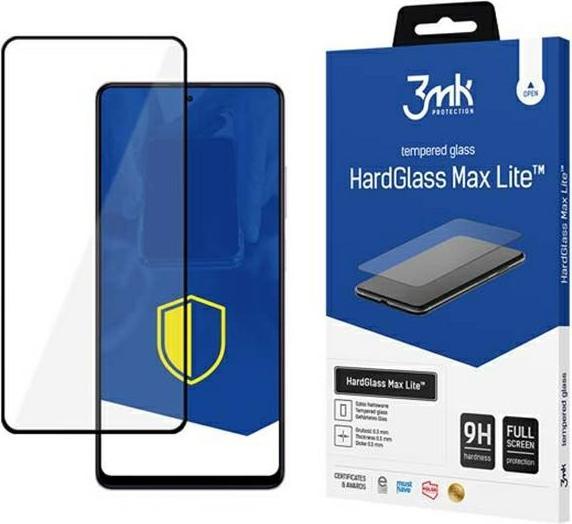Produktbild 3MK Hardglass Max Lite Bildschirmschutz (1 Stück, Xiaomi Redmi Note 12 Pro, Xiaomi Poco X5 Pro)