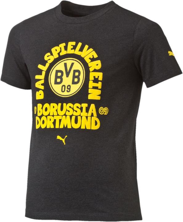 Puma BVB Kids Slogan Tee (128)