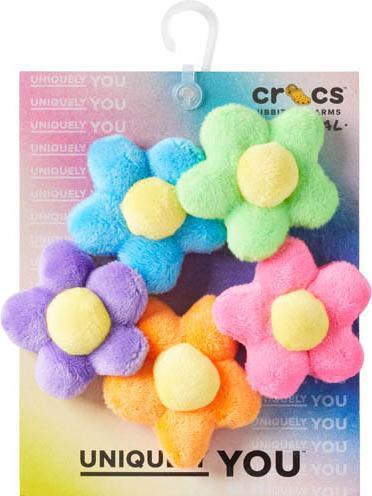 Actual product image Crocs Plush Flower Powerl/5 Pack (One size)