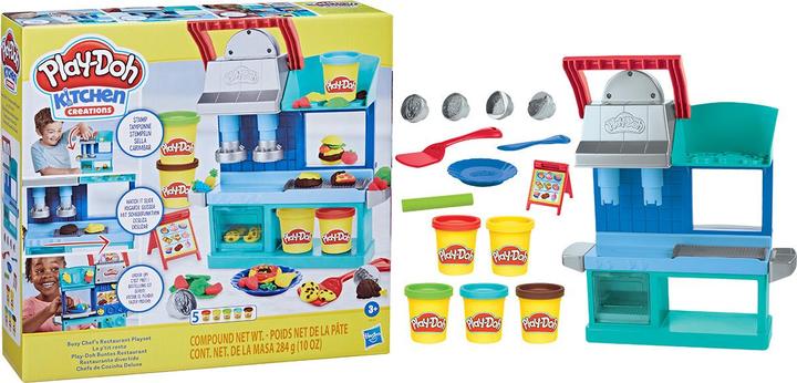 Productafbeelding Play-Doh Keukencreaties kleurrijke restaurantkeuken speelset