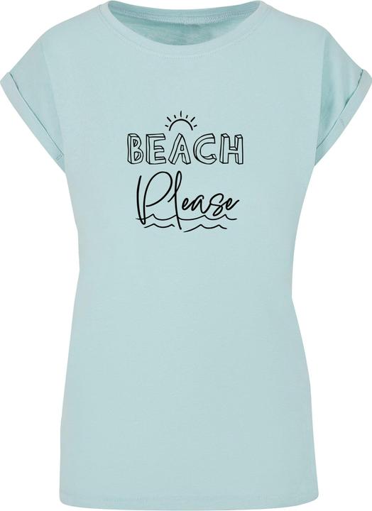 Merchcode Ladies Beach Please Extended Shoulder Tee - 112615