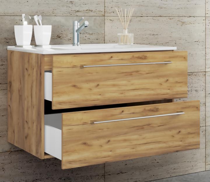 Produktbild VCM 2.-tlg. Waschplatz Waschtisch Badinos Schublade