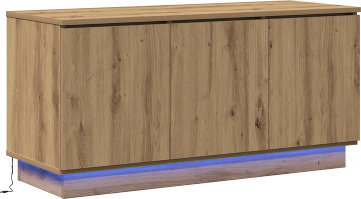Actual product image VidaXL TV cabinet solid oak 100x38x49 cm wood-based material
