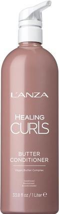 L'Anza Healing Curls Butter Conditioner für feuchtigkeitsspendende und entwirrende, samtige Locken 1L 950ml (950 ml)