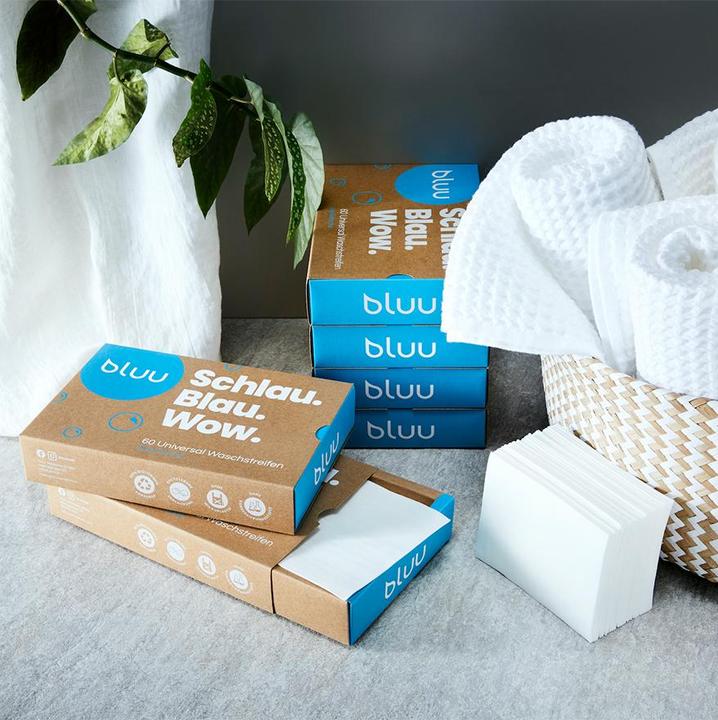 Actual product image bluu Universal washing strips (60 Washing cycles, Washcloths)
