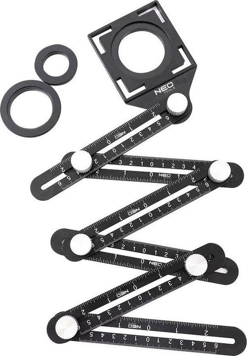 Actual product image Neo Angle ruler, 6 handles