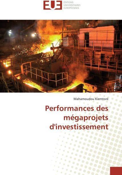 Produktbild Performances des mégaprojets d'investissement (Mahamoudou Kiemtore, 2017)