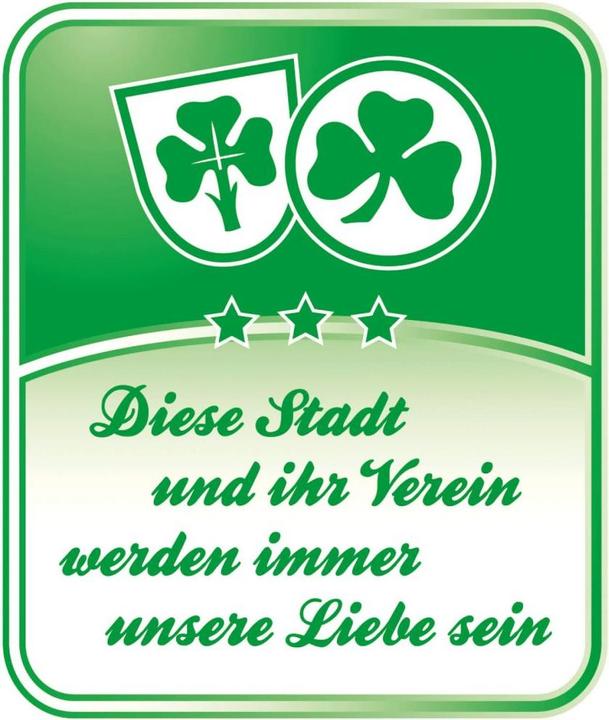 Produktbild Greuther Fürth SpVgg Wappen (30 x 25 cm)
