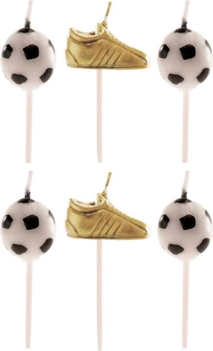 Image du produit Dekora Bougies Ballon de foot (6 pcs) (6 x)