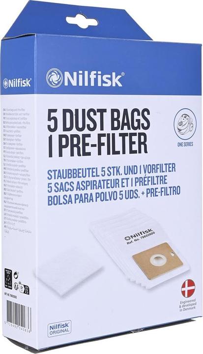 Produktbild Nilfisk Staubsaugerbeutel GM 60 5 St. (5 x)