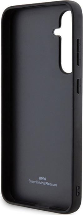 Image du produit BMW BMHCS23FESLLBK S23 FE S711 czarny/black Tampon à chaud en cuir (Samsung Galaxy S23 FE)