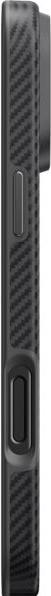 Actual product image Pitaka Magsafe Backcover Pro made from real aramid (Apple iPhone 16 Pro)