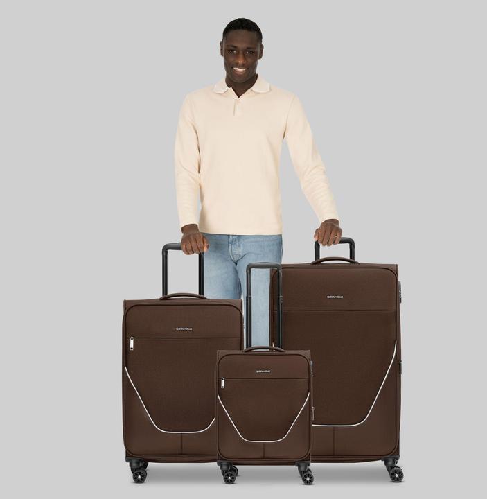Produktbild Stratic taska 4-Rollen Kofferset 3tlg. mit Dehnfalte (233 l, XL (ab 115l))