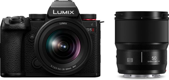 Panasonic DC-S5 II + S 20-60mm f3,5-5,6 + S 50mm f1,8 Bulk (24.20 Mpx, Vollformat)