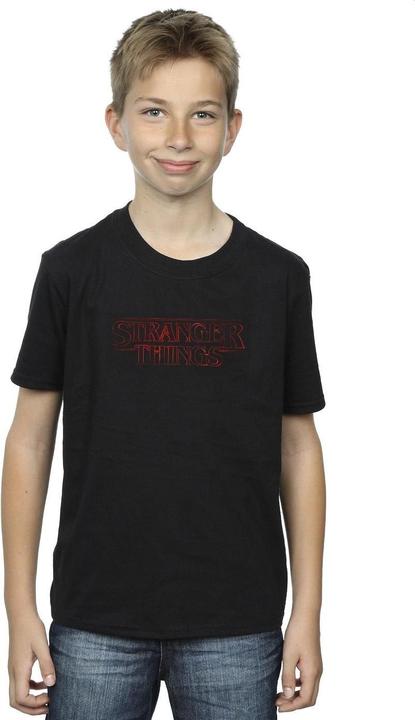 Produktbild Netflix Stranger Things Glow Logo TShirt Jungen (152, 158)