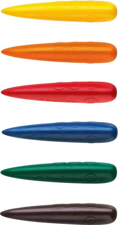 Immagine prodotto Faber-Castell Pastelli a forma di dito (Multicolore, 6 x)