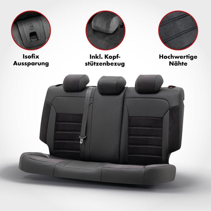 Actual product image Walser Seat cover for Fiat Panda/Panda Classic 09/2003-Today, 1 rear seat cover
