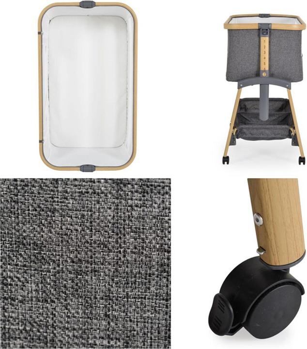 Immagine prodotto Cangaroo Baby Crib Amo Dark Grey 111362