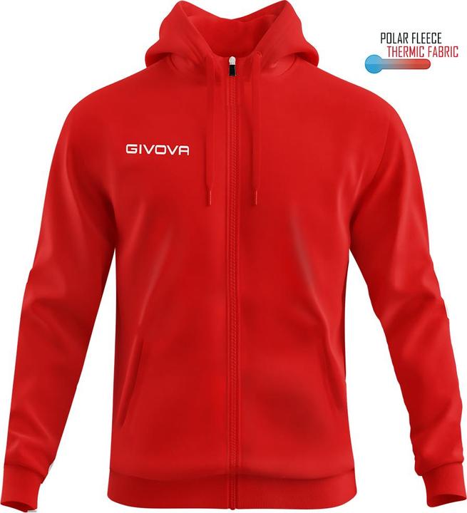 Immagine prodotto Givova felpa da bambino con cappuccio e zip 500 (3XS)