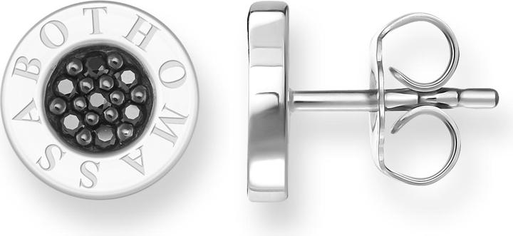 Produktbild Thomas Sabo Ohrstecker Classic Pavé Schwarz (Silber)