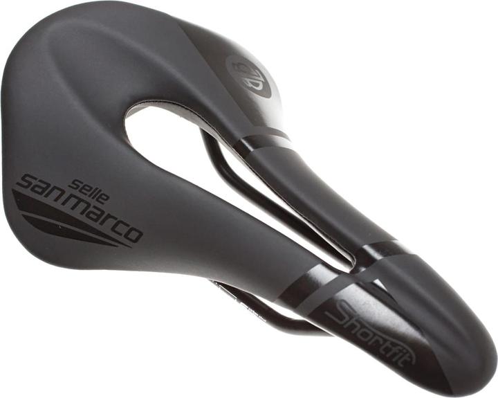 Actual product image Selle San Marco Shortfit BLB Saddle - Black