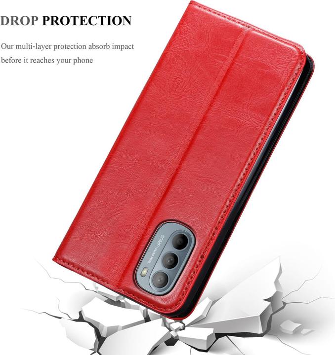 Produktbild Cadorabo Book Invis. Magnet Hülle (Motorola Moto G31, Motorola Moto G41)