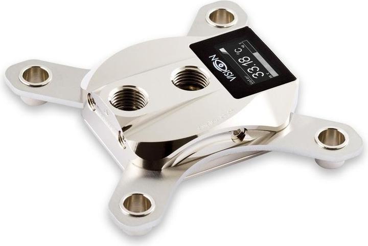 Produktbild Aqua Computer cuplex kryos NEXT VARIO mit VISION LGA 2011(-v3)/2066 - Nickel/Nickel