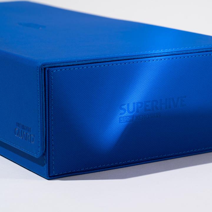 Produktbild Ultimate Guard Kartenbox XenoSkin Superhive 550+ Blau