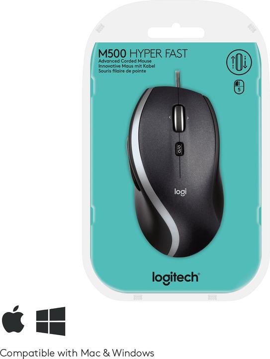 Immagine prodotto Logitech M500 Aggiorna (Cablato)