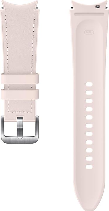 Actual product image Samsung Hybrid Leather Band 20mm M/L Pin (20 mm, Leather, Fluoroelastomer)