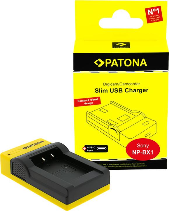 Produktbild Patona Micro USB Ladegerät zu Sony NP-BX1 (Kamera Akku Ladegerät)